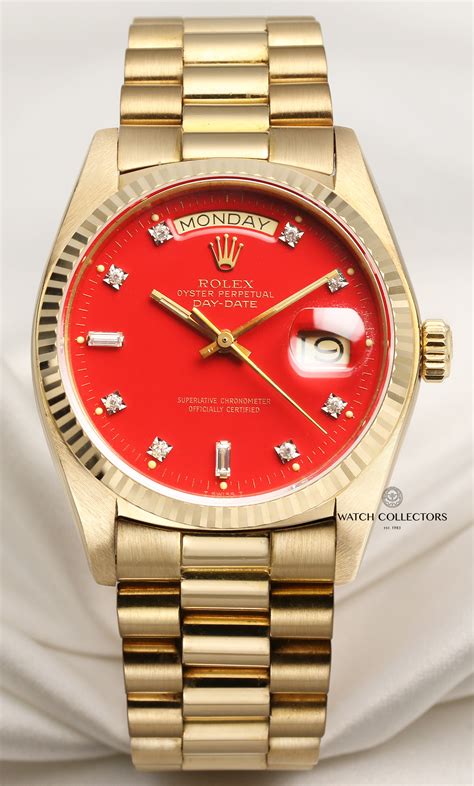 vintage red face rolex|rolex red bezel.